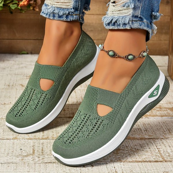 Amore | Sneakers For Women | Slip-On Design Green