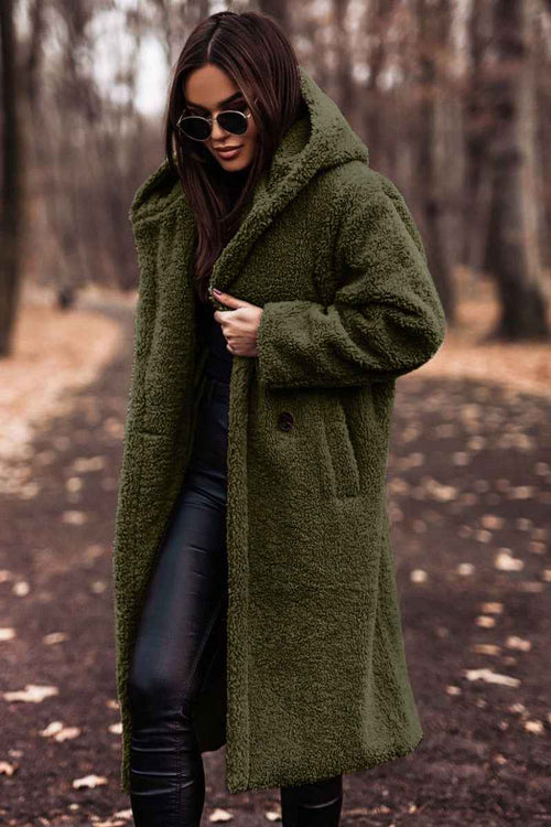 Jimena | Eleganter warmer und kuscheliger Wollmantel