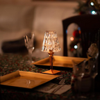Chic Table Lamp with Crystal Design - CrystalLuxe