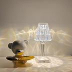 Chic Table Lamp with Crystal Design - CrystalLuxe