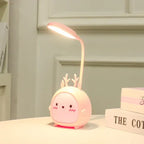 Children's reading lamp with eye protection and USB night light - BrightBuddy-Green Deer-State of Style