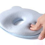 Baby Head Support Pillow with Memory Foam – Contoured Stroller Pillow for Cozy Naps, Breathable Fabric, 4 Colors