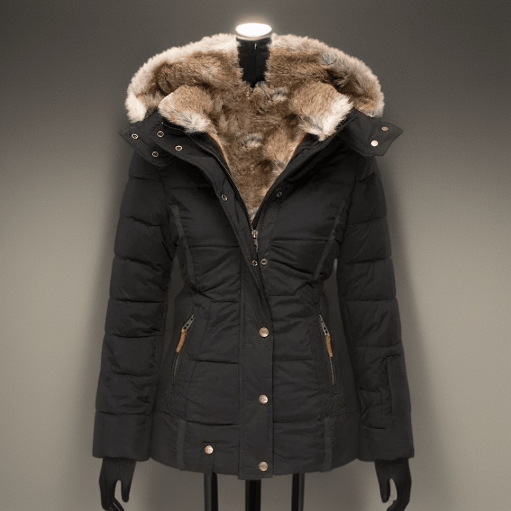 Isana | Comfortable Warm Women's Winter Coat Black