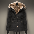 Isana | Comfortable Warm Women's Winter Coat Black