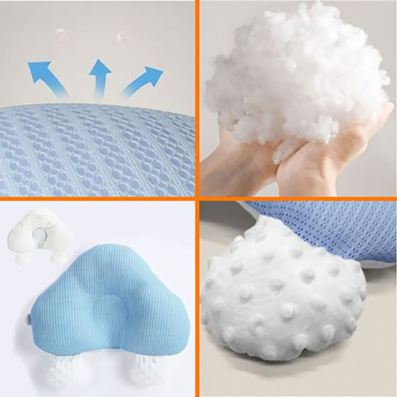 Ergonomic Baby Cushion with Adjustable Support – Reversible Comfort Pillow 26 x 17 in, Machine Washable – 0-12 Months (Supervised Use Only)