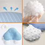 Ergonomic Baby Cushion with Adjustable Support – Reversible Comfort Pillow 26 x 17 in, Machine Washable – 0-12 Months (Supervised Use Only)