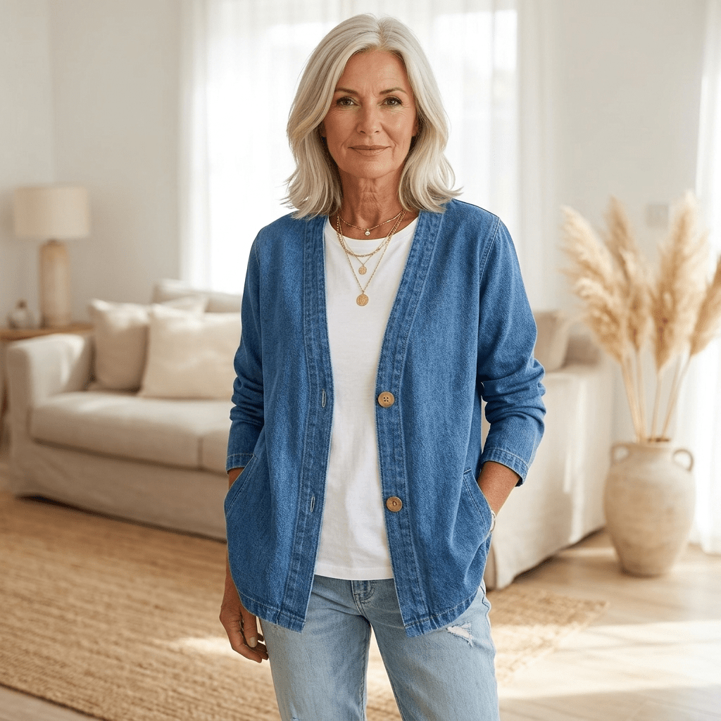 Sephira | RELAXED DENIM CARDIGAN