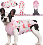 Custom Fit Dog Recovery Suit — Soft Fabric Postoperative Healing Garment