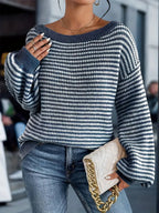 Roque | WINTER KNIT SWEATER Blue