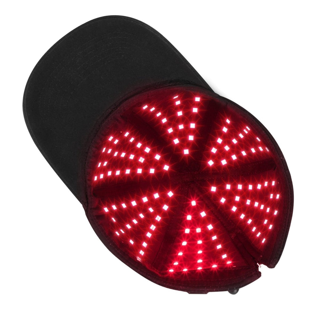 Red Light Cap – LED Red & Infrared Light Hair Cap for Scalp Care, Cordless At-Home Use – HairGlow Pro