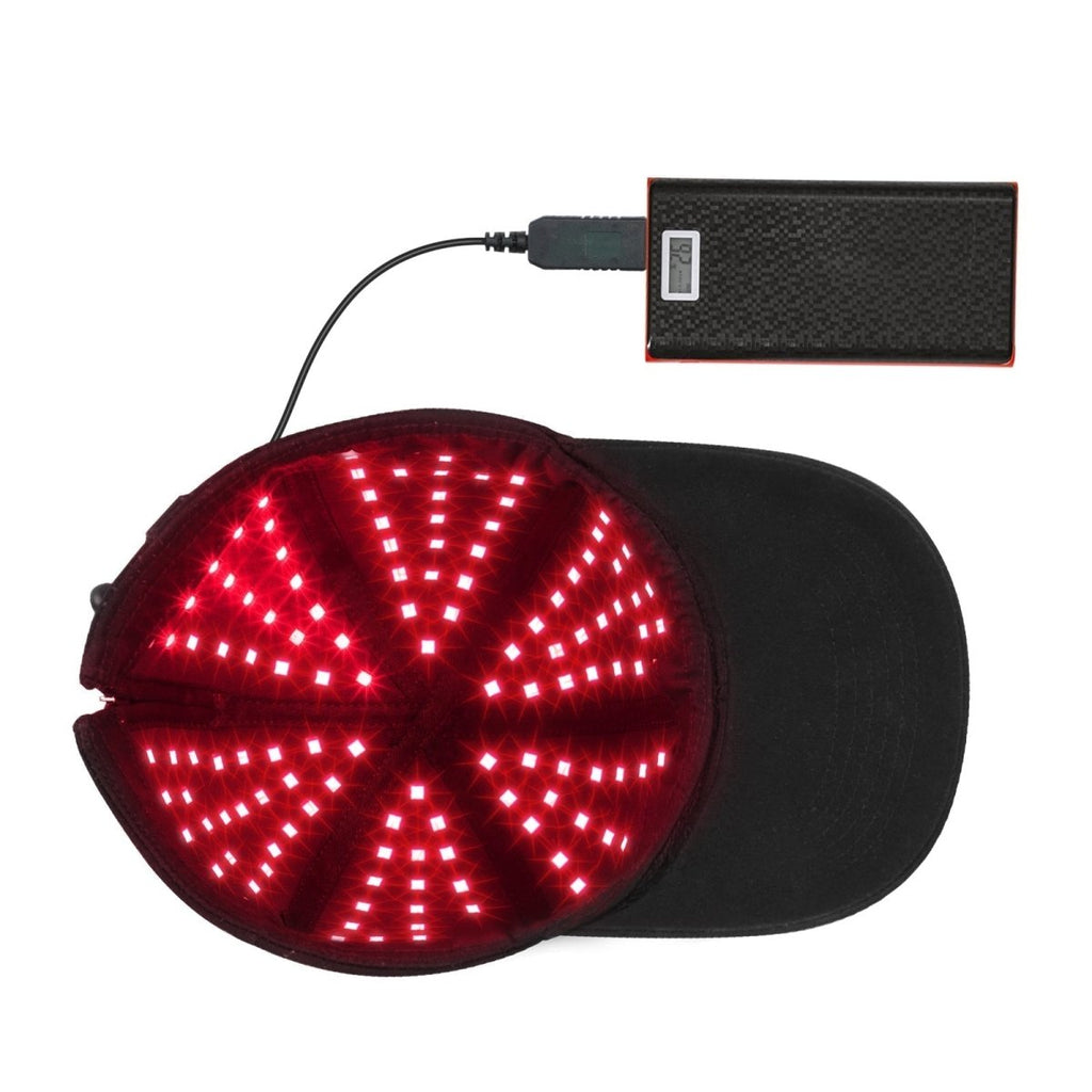 Red Light Cap – LED Red & Infrared Light Hair Cap for Scalp Care, Cordless At-Home Use – HairGlow Pro