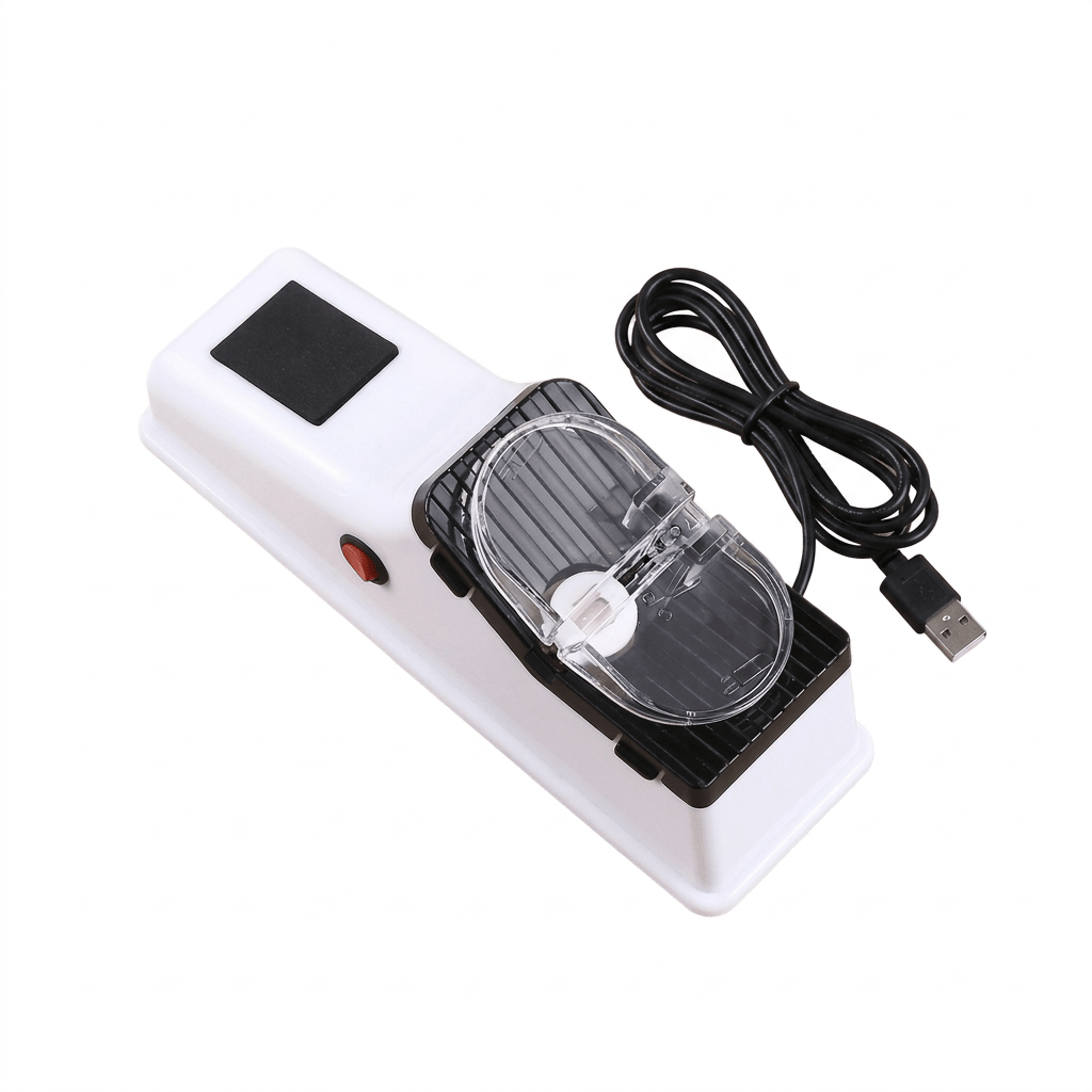 Electric Knife Sharpener with USB Power – Compact Kitchen Knife Sharpener in Modern ABS Housing