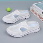 Figueral | Men's Slip on Shoes | Side Cutout Design White