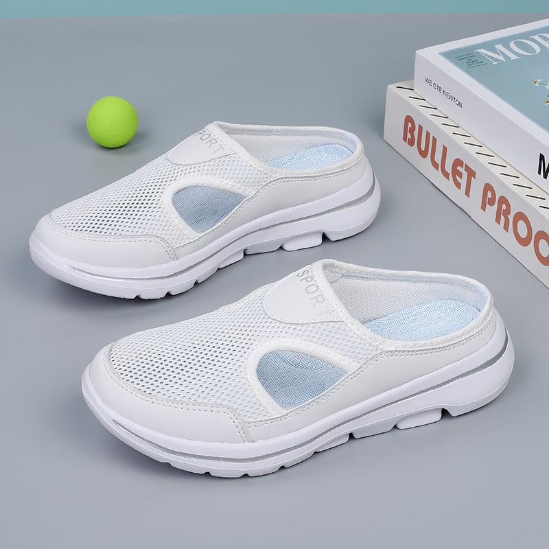 Figueral | Men's Slip on Shoes | Side Cutout Design White