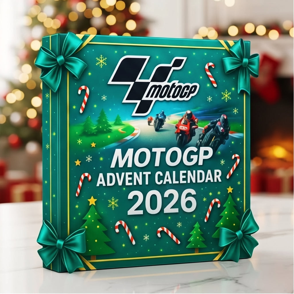 Motorcycle Racing Advent Calendar 2026 – 24 Mini Racing Surprises for Motorsport Fans, Ages 8+