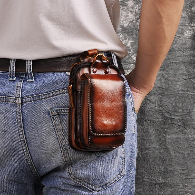 Hermosa | Genuine Leather Men’s Belt Bag