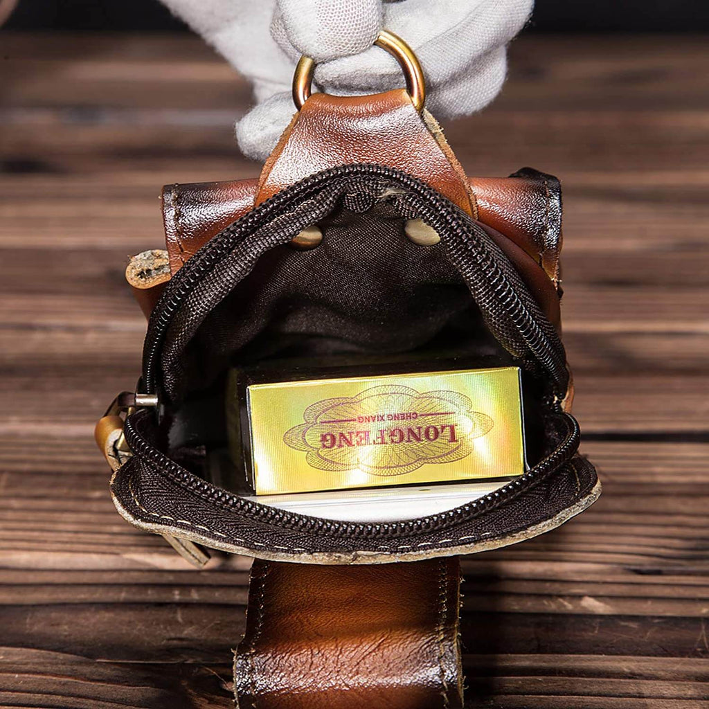Hermosa | Genuine Leather Men’s Belt Bag