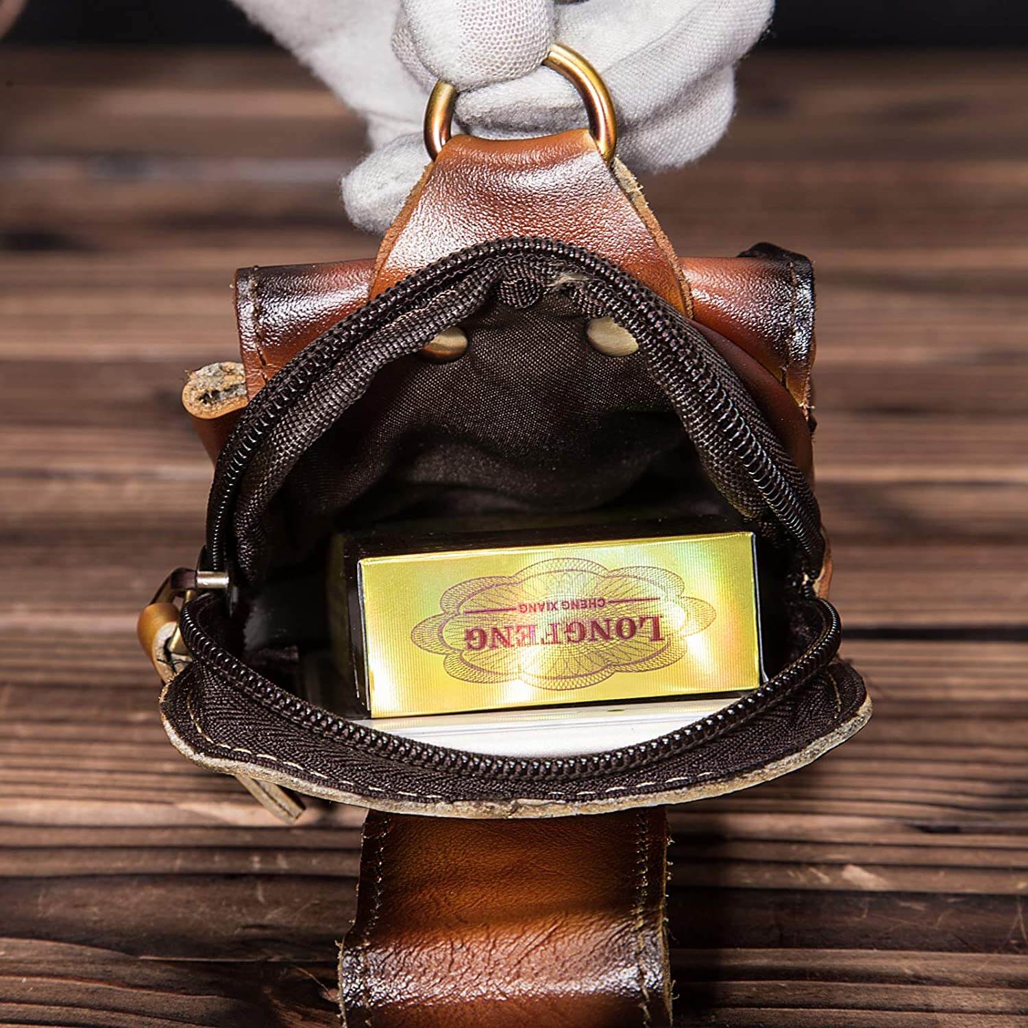 Hermosa | Genuine Leather Men’s Belt Bag