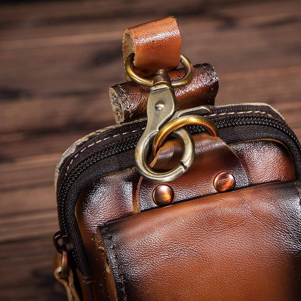 Hermosa | Genuine Leather Men’s Belt Bag