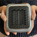 Space Heater with Modern Design – Compact Electric Heater with Timer, Tip-Over & Overheat Protection – EcoHeat