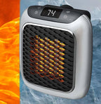 Space Heater with Modern Design – Compact Electric Heater with Timer, Tip-Over & Overheat Protection – EcoHeat