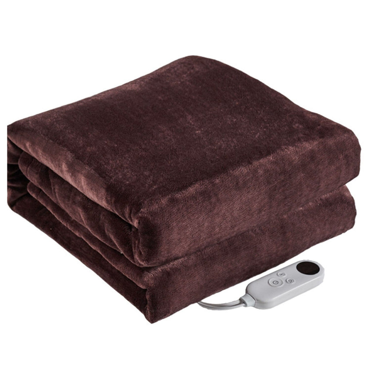 Electric Heated Flannel Blanket – Soft Heated Throw with 6 Heat Settings, 1–8h Timer & Auto Shut-Off – CozyHeat