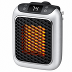 Portable Space Heater with Fast Heating – 800W Electric Heater with Timer, Tip-Over & Overheat Protection – Hulvio