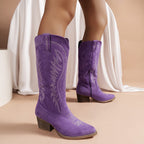 Mechi | Cowboy Boots for Women | Western Embroidered Detailing