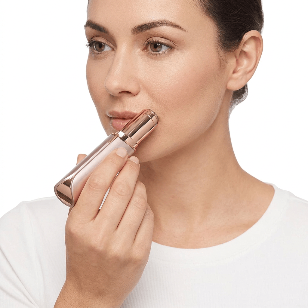 Electric Facial Hair Trimmer for Women – Compact Eyebrow Trimmer for Brows, Upper Lip & Chin – Cordless Travel Size, 6 Colors