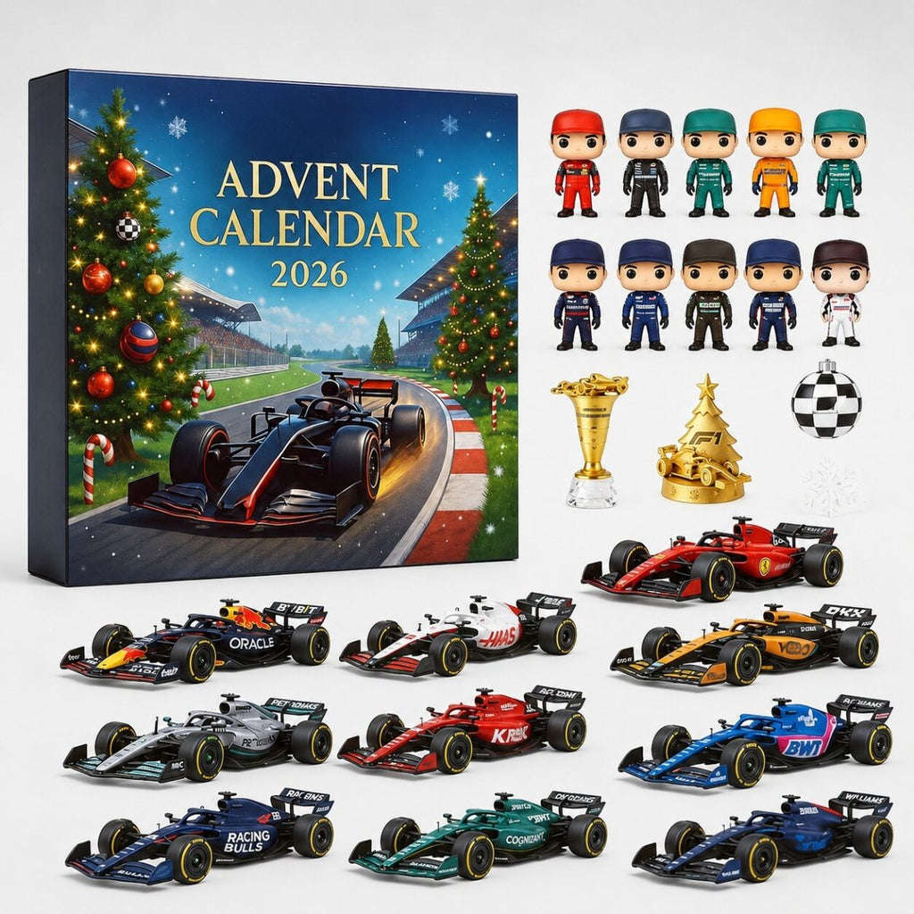 Race Car Advent Calendar 2026 with 24 Motorsport Surprises