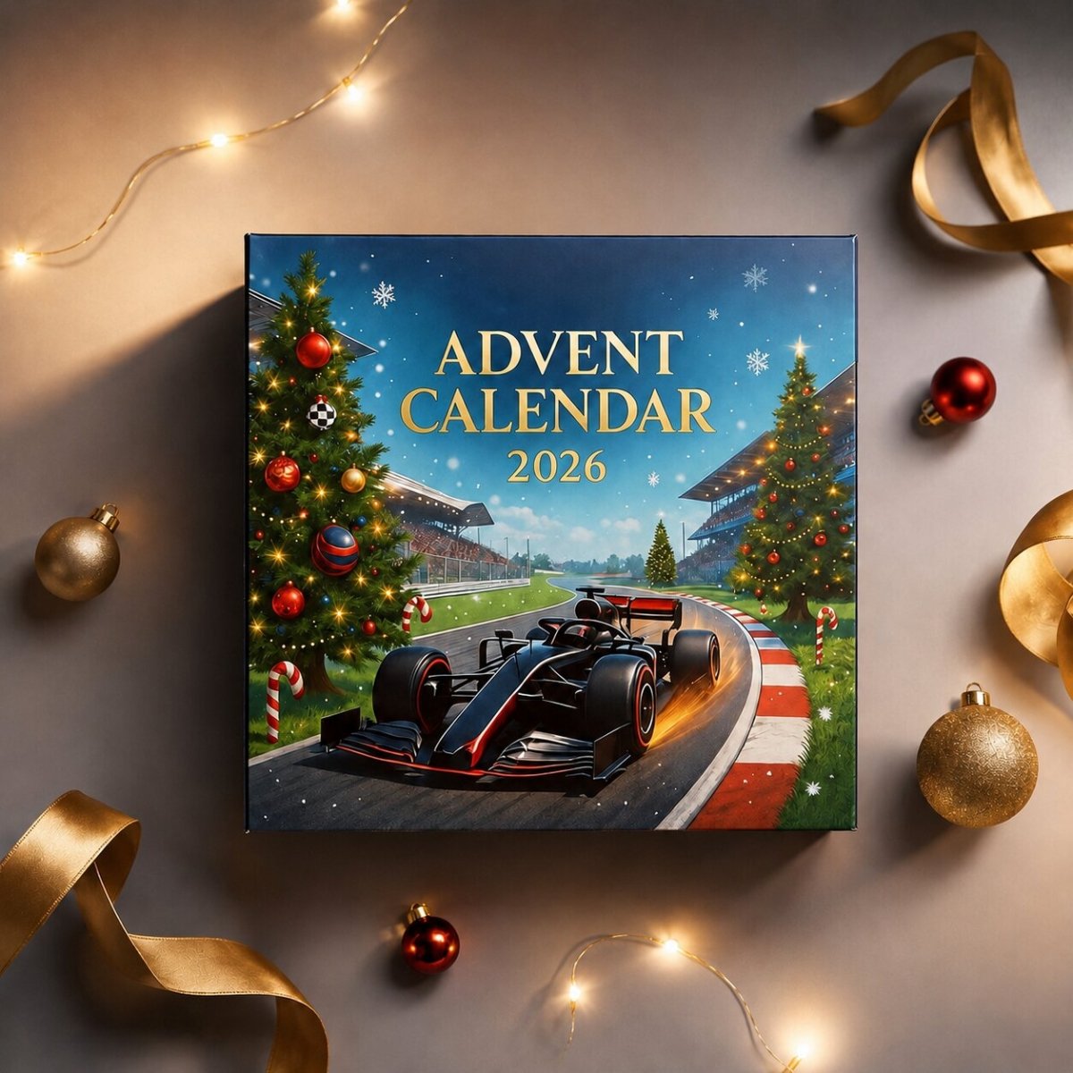 Race Car Advent Calendar 2026 – 24 Days of Motorsport Surprises, Christmas Countdown for Car Lovers & Kids