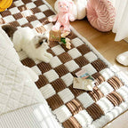 Soft Pet Blanket – Chenille Couch Cover for Dogs & Cats, Non-Slip Furniture Protector, Machine Washable – CozyCover