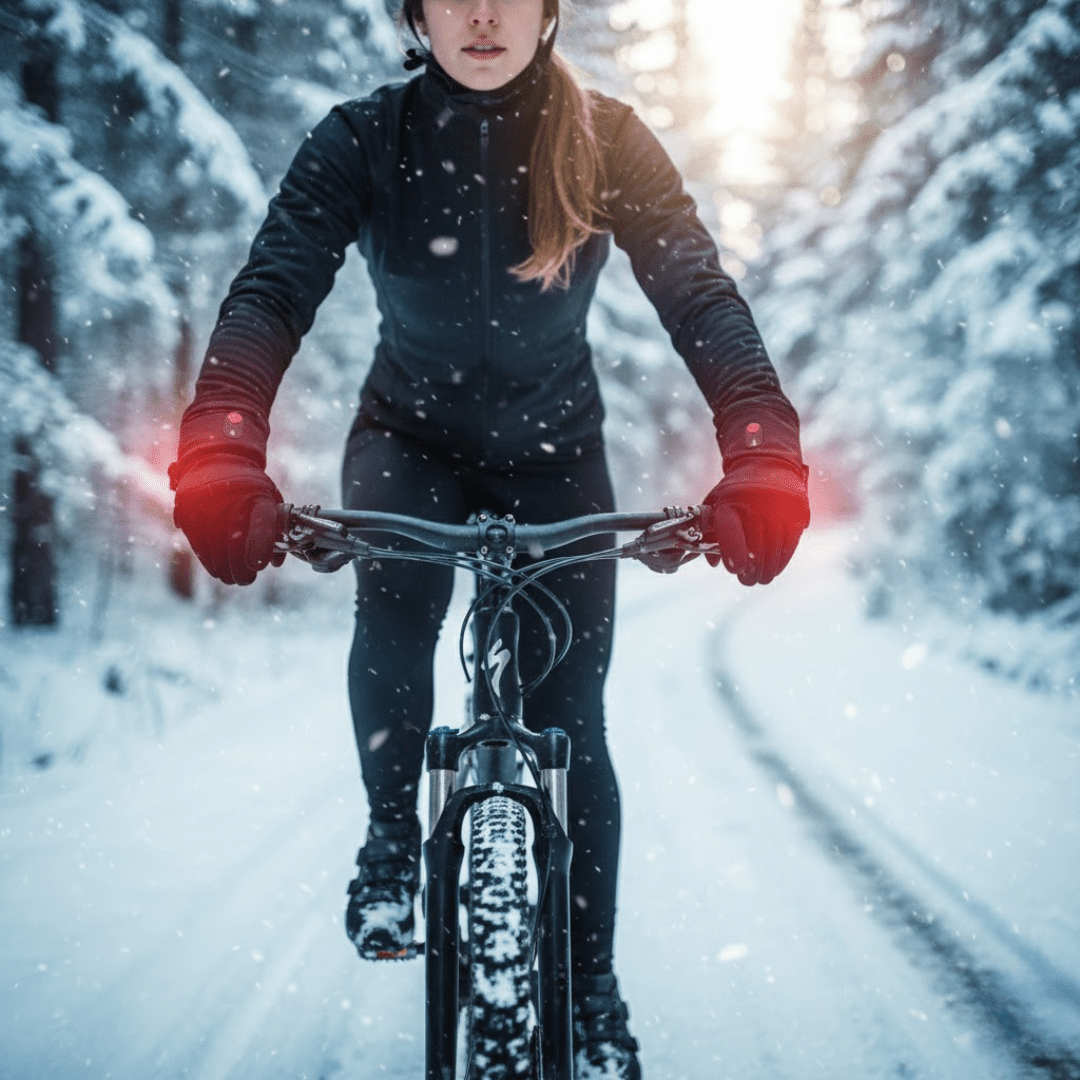 Heated Gloves – USB Heated Winter Gloves with Touchscreen Fingertips, Windproof, for Cycling & Work, S–XL – GloveHeat