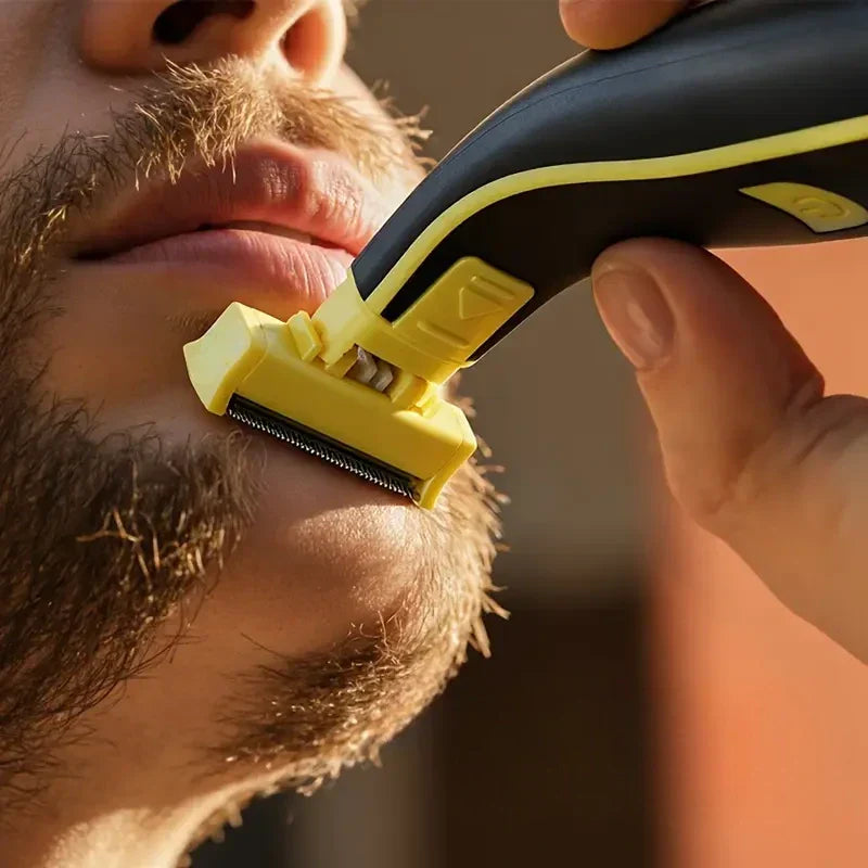 Portable Electric Shaver for Men – Compact Rechargeable Travel Razor with USB Charging & Self-Sharpening Blades