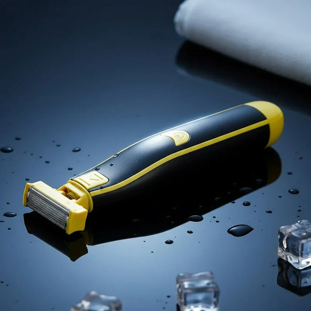 Portable Electric Shaver for Men – Compact Rechargeable Travel Razor with USB Charging & Self-Sharpening Blades