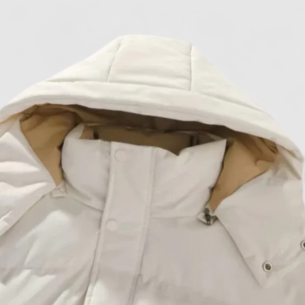 Parsha | Lined Quilted Jacket with Removable Hood