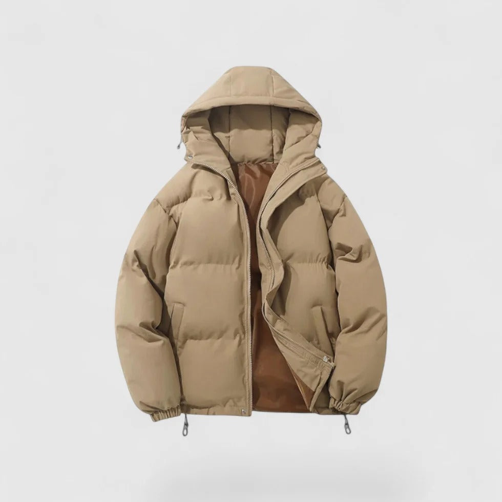 Hermosa | New Men’s Winter Puffer Jacket Brown
