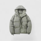 Hermosa | New Men’s Winter Puffer Jacket Light Grey