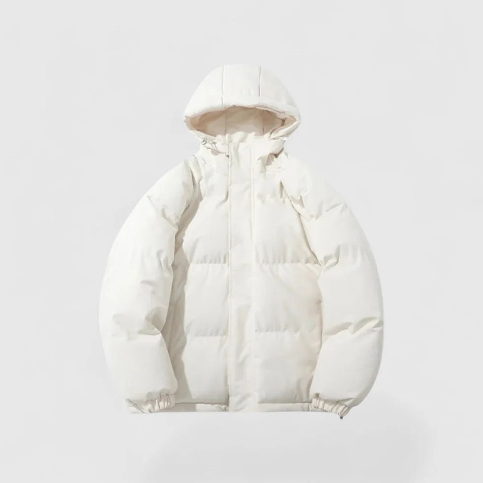 Hermosa | New Men’s Winter Puffer Jacket White