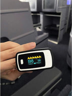 Fingertip Pulse Oximeter with LED Display – Measures Blood Oxygen (SpO2) and Pulse Rate – Compact, Batteries Included
