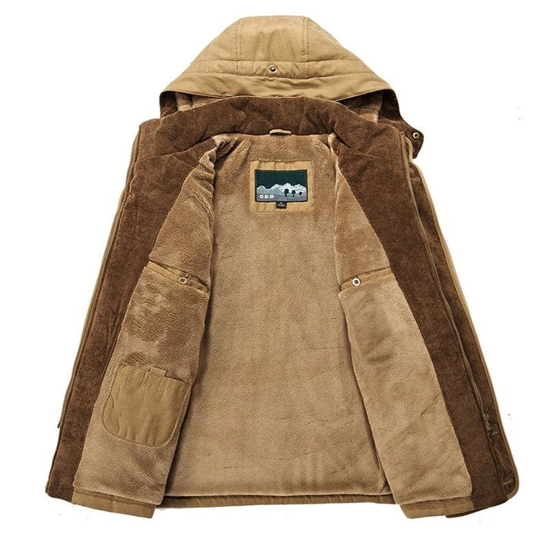 Ranches | Men's Winter Coat | Zip-Up Hoodie Design