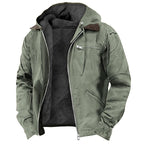 Calico | Men's Jacket | Zipper Front with Pockets Army Green