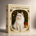 Cat Advent Calendar 2026 for Cat Lovers – Christmas Countdown with 24 Holiday Cat Figurines, Gift for Cat Lovers