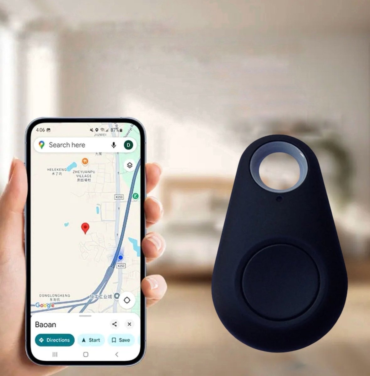 KidLocate | Mini GPS Tracker for Kids with Real-Time Location & SOS