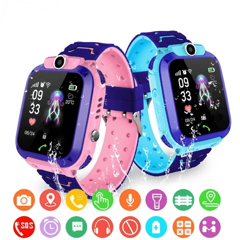 SafeScout | Kids' Smartwatch with Real-Time GPS Tracking & SOS Button - 2-Way Calling Waterproof Child Locator Smart Watch for Boys & Girls