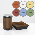 Knife Sharpener Set with Rolling Diamond Sharpener for Kitchen and Hunting
