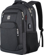 Admire | Slim Anti-Theft Laptop Backpack with USB Charging Port
