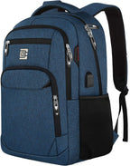 Admire | Slim Anti-Theft Laptop Backpack with USB Charging Port