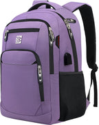 Admire | Slim Anti-Theft Laptop Backpack with USB Charging Port