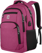 Admire | Slim Anti-Theft Laptop Backpack with USB Charging Port